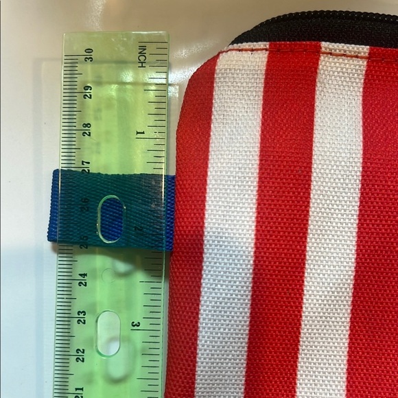 NWT IKEA Red Striped and Blue Polka Dot Cosmetic Pouches Set of 2 Cute Gift Set - Picture 16 of 16